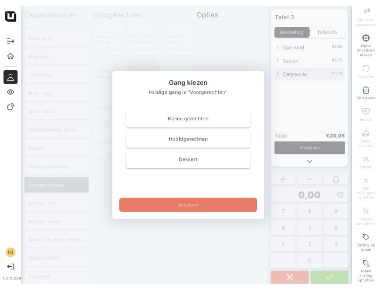 Modifier les services