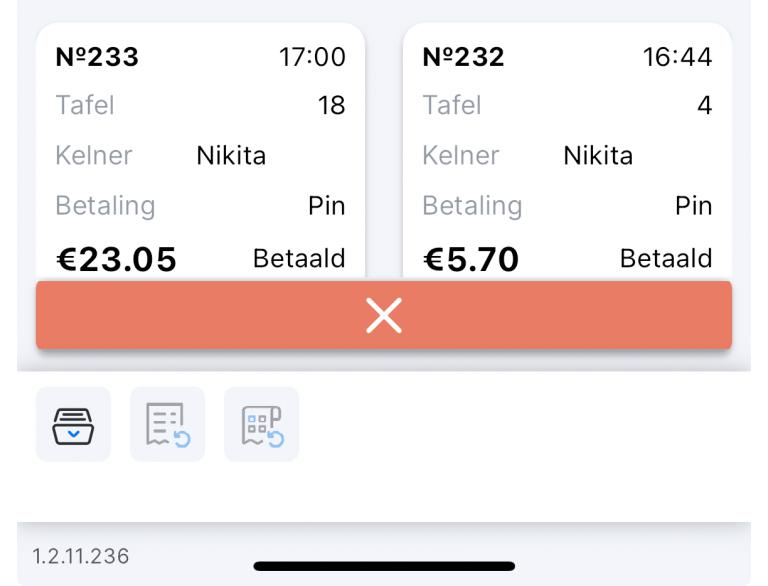 Ouvrir le tiroir-caisse