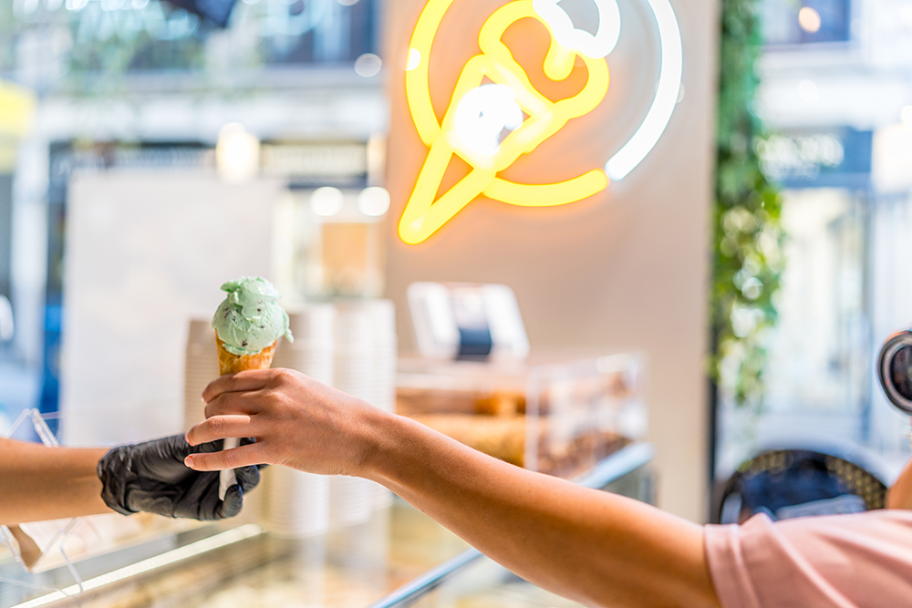 Glacier – comptoir